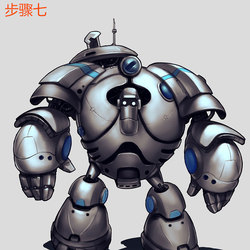 原画丨漫画丨绘画丨机械设计系列-机器人8号