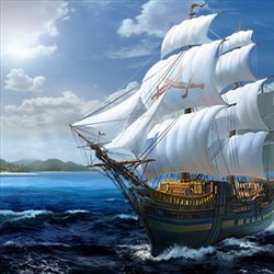 海盗船(必胜客比萨广告用)