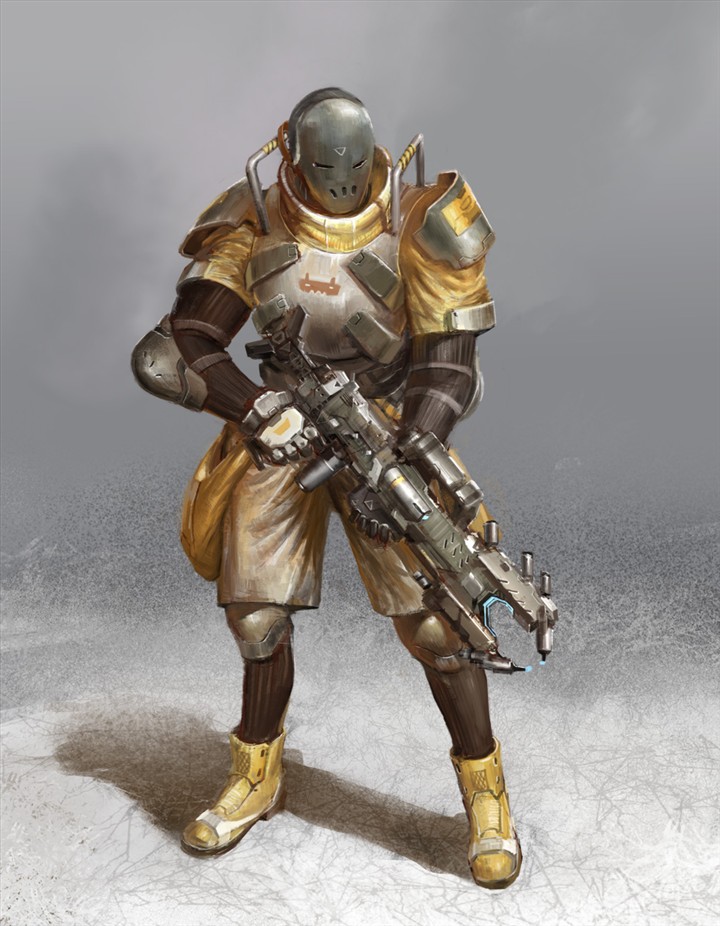 scifi soldier