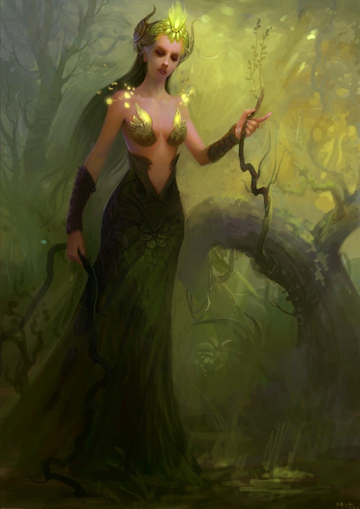 林中的女人