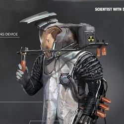 scientist with suit