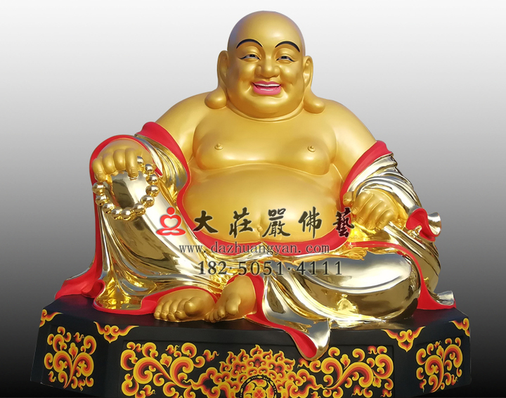 铜雕弥勒佛彩绘贴金佛像,未来佛,弥勒菩萨,大肚弥勒佛,铜雕佛像,佛像厂家