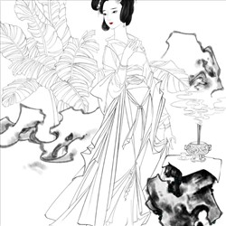 临摹华三川先生（线稿）