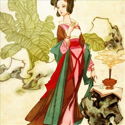 临摹华三川国画作品