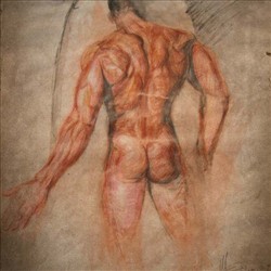 彩铅系列——男人体