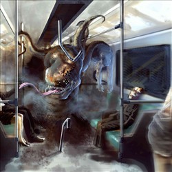 地铁里的怪物