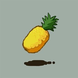 悬浮小画 菠萝