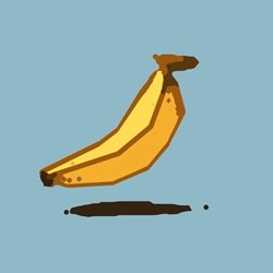 悬浮小画 香蕉