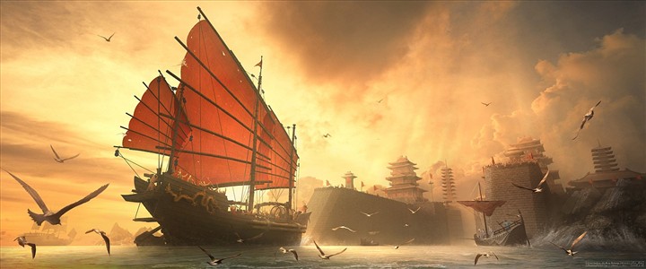Triumphant Return Of The Ming Dynasty Naval 胜利归来的明朝海军
