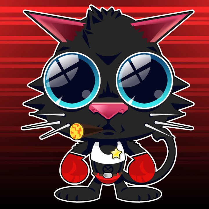 black cat boxer