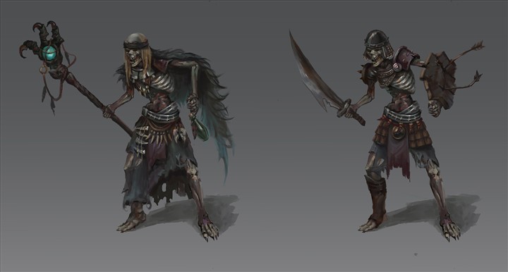骷髅法师&骷髅战士