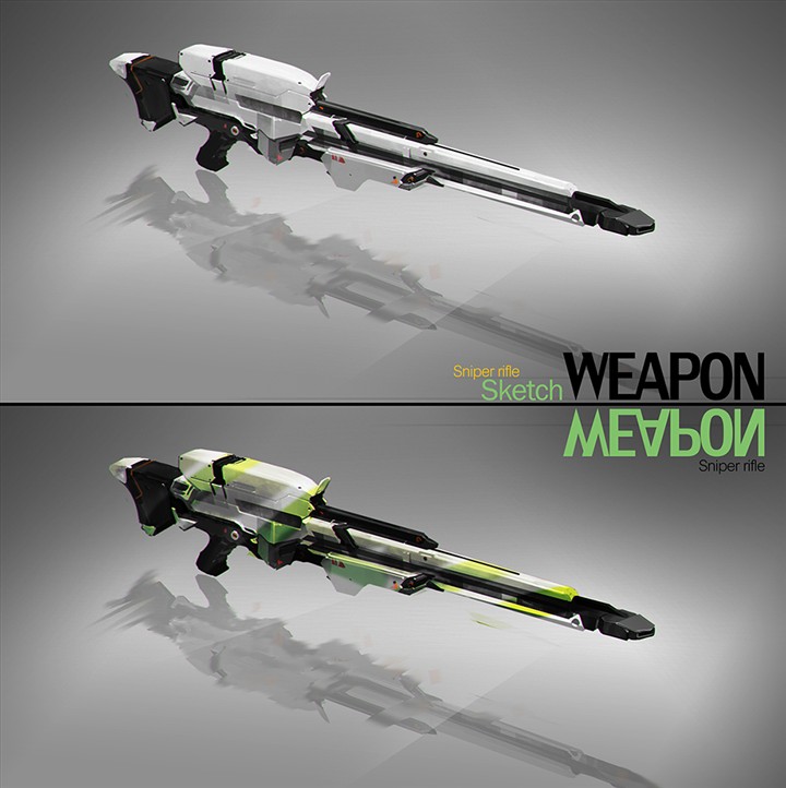 weapon design sketch