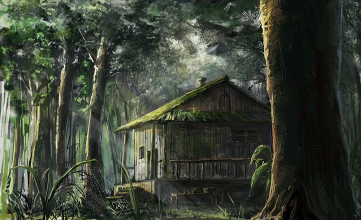 森林旧屋
