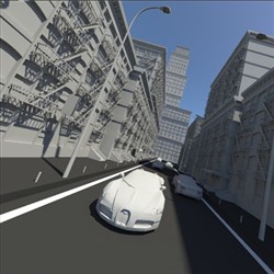 一个街道场景（模型）