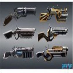 Weapon Modeling of Antique Gun Pistols for your 3D Games