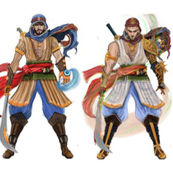 2D Concept Art Male Fantasy Warrior