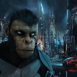 Cinematic 3D Character of Kung Fu Ape – sci-fi Cartoon feature film - Melbourne, Australia