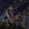 Santa Claus and hid reindeer girls