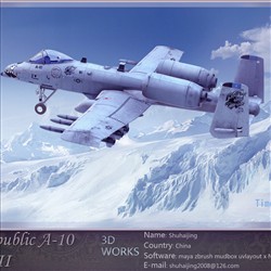美国A-10战机