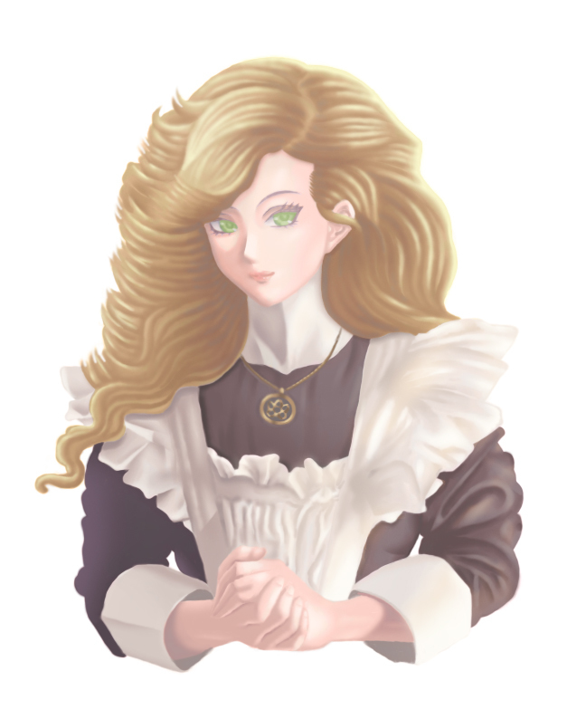 Blonde maid