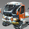 Antarctica snow truck concept
