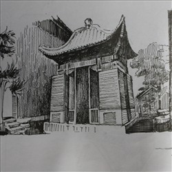 钢笔画~11