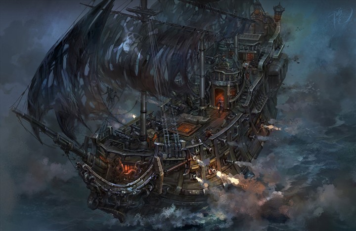 加勒比海盗舰船设计之狂怒级黑珍珠号