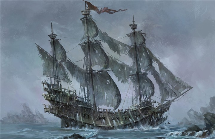 加勒比海盗舰船设计之飞翔荷兰人海怪级