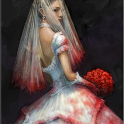 持花的新娘