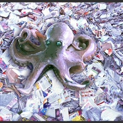 垃圾堆里的章鱼怪