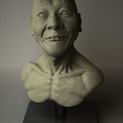 clay  material  render