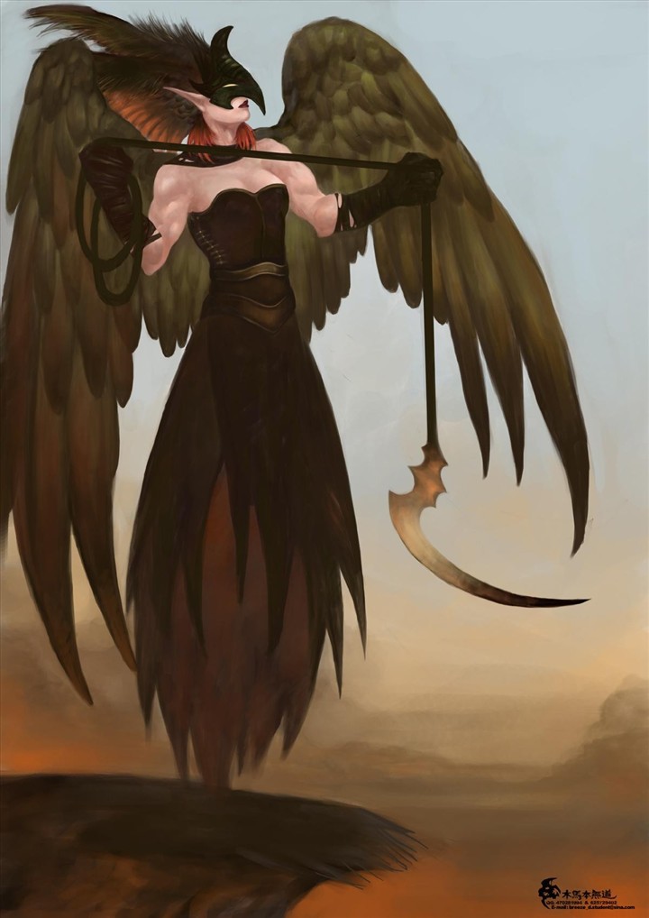 有翅膀的不一定是天使，也可能是鸟人。